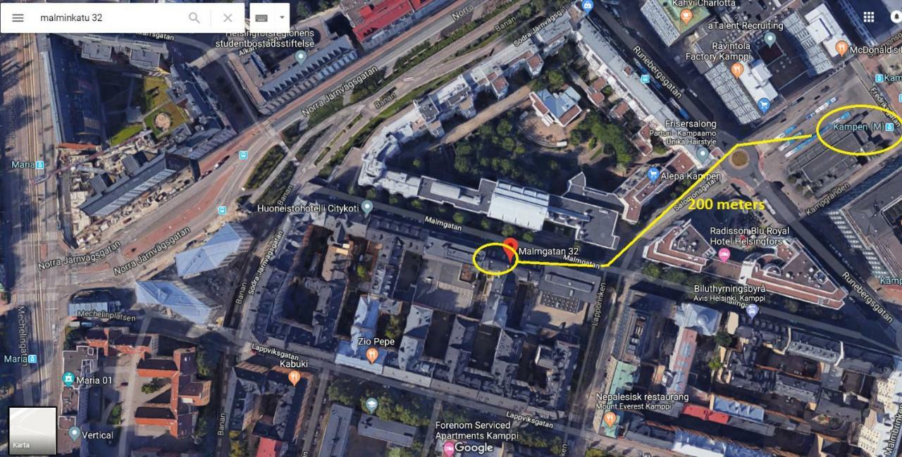 Studio In Helsinki City Center Apartment Exterior foto